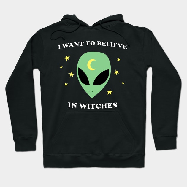 I Want To Believe In Witches Hoodie by myacideyes